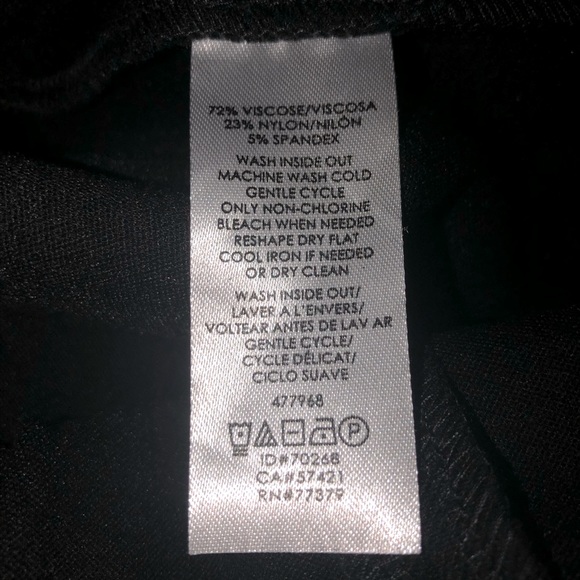 Ann Taylor sz 8 black skirt GUC - Picture 4 of 4